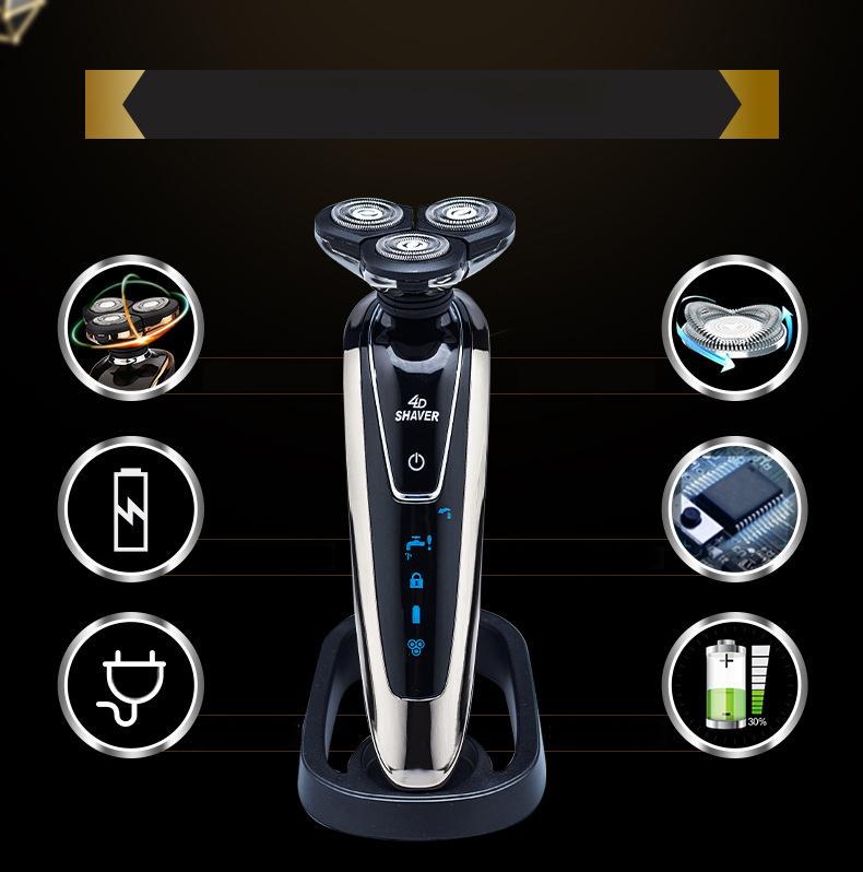 Multi function 4D full body wash Electric Shaver Rechargeable shaver