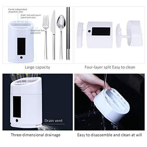 Ultraviolet chopsticks tableware sterilization storage tube